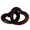 wholesale Metal Sandalwood Heart Double Loop Heart Lock Clasp Pendant Bracelet DIY Craft Bead String Red Sandalwood Old Mountain Sandalwood Wooden Accessories-0-4