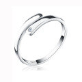 wholesale S925 Sterling Silver Cloud Link Ring, Couple Rings, Wedding Bands, Cross-Border Bestseller Rings, Direct from Manufacturer-0-5