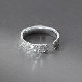wholesale S925 Sterling Silver Fresh and Sweet Ins Style Niche Design Ice Ring R02264-0-3