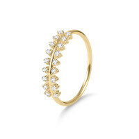 wholesale S925 Sterling Silver Plated with Moissanite Small Ring in Heart, Butterfly, and Flower Design, Golden Dawn Series-Small Moissanite Ring 2 US Size 8