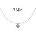 wholesale 925 Sterling Silver Cross-Border European and American Women's Small Luxury Tassel Geometric Pendant Stackable Layering Collarbone Necklace-0-12