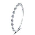 S925 Sterling Silver Cross-Border Moissanite Pig Nose Starry Hollow Bracelet Wholesale-0-3