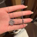 S925 Sterling Silver Four Leaf Clover Pendant Necklace, Wholesale-0-1