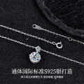 S925 Sterling Silver Moissanite Women's Minimalist Necklace Pendant-0-0