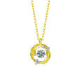 S925 Sterling Silver Moissanite Pendant Necklace for Women-0-5