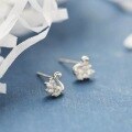 wholesale S925 Silver Earrings for Women, Korean Style Small and Fresh, Diamond-Inlaid Mini Swan, Cute and Elegant Animal Ear Accessories, Batch G0918-0-1