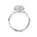 wholesale 18k Gold, Ins Style Heart Shaped Lab-Grown Diamond Ring, Gold Ring, Engagement Solitaire 1 Carat Real Diamond White Gold Ring-0-2