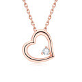 S925 Sterling Silver Butterfly Moissanite Layering Necklace-0-31