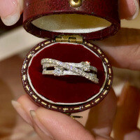 wholesale S925 Sterling Silver Three-Loop Woven Brushed Stacking Ring, Fashionable and Versatile Elegant Style-R1164 Brushed Ring>Size 6