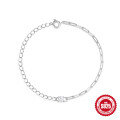 wholesale S925 Sterling Silver Zirconia Splice Bracelet, High-End Design,-0-6
