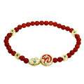 wholesale 925 Sterling Silver New Chinese Style Dragon Pattern Beaded Bracelet for Women, Small Batch Sophisticated Red Agate Gift-0-4