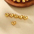 wholesale Gold-plated 925 Ancient Method Silver Peach Butt Heart Spacer Bead Back Cloud Handmade DIY Bracelet Necklace Loose Bead Stringing Jewelry Accessories-0-3