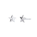 wholesale S925 Sterling Silver Ear Studs In Stock Wholesale, Plain Five-pointed Star With Dangling Ear Pin, Color-plated Real Gold, Star-shaped Foreign Trade Earrings-0-4