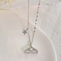 wholesale S925 Sterling Silver Mermaid Tail, You Are My Everything, Exquisite and Versatile Set Necklace for Women, Winter Luxury, Unique Design, Premium Feel-0-0