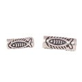 wholesale Metal S925 Silver Small Fish Beads, Koi, Straight Tube, Herringbone Spacer Beads for DIY Bracelet Necklace Unisex Accessories-0-4