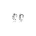 wholesale Sterling Silver S925 Ear Cuff for Cartilage, No Piercing Needed, Minimalist Design, Small, Delicate, High-End, Cold Style, Elegant Earrings-0-4