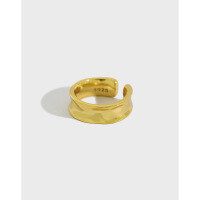 wholesale S925 Sterling Silver Irregular Ear Clips for Women, No Piercing Required, Korean Style, Versatile Silver Earrings-Platinum [single]>925 silver