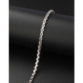 wholesale 925 Sterling Silver Men's 4MM Lantern Chain, Bold and Versatile Summer Fashion Hip-Hop Accessory Plain Chain-0-3