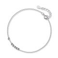 wholesale S925 Silver Korean-style Fresh and Elegant Small Silver Bead Bracelet Sweet and Ladylike Light Bead Bracelet for Women S2606-0-4