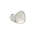wholesale S925 Sterling Silver JF364 European and American Light Luxury Ins Niche Mother-of-Pearl Shell Stone Ring for Women Overseas Wholesale-0-4