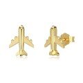 wholesale S925 silver Korean and Japanese airplane-designed earrings for women, stylish and versatile, delicate and compact with a premium feel-0-6
