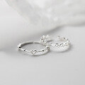 wholesale S925 Sterling Silver Fresh and Sweet Ins Style Niche Design Heart-to-Heart Hollow Out Love Ring R02392-0-2