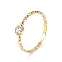 wholesale S925 Sterling Silver Single Diamond Knot Rope Ring with Moissanite Golden Dawn Series Vintage Style Silver Jewelry Hand Accessories-Moissanite Ring  US size 7 (domestic size 15)