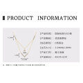925 Silver 2-Carat Pink Diamond Invisible Necklace Mermaid's Tear Dopamine Pendant-0-75