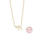 wholesale S925 Sterling Silver New Zodiac Star Pendant Necklace with Diamonds, Trendy and Popular-0-11