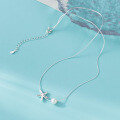 wholesale S925 Sterling Silver Fresh and Sweet Ins Style Niche Design Exquisite Minimalist Pearl Starfish Necklace Y02166-0-1