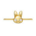 wholesale S925 Sterling Silver Japanese 3D Cute Style Bunny Ring, Spring New Collection from Dunli Jewelry Wholesale-0-0