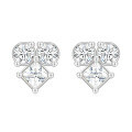 wholesale 10/14/18k White Gold/Rose Gold/Yellow Gold Moissanite Stud Earrings, Exquisite and Versatile for Commuting, Minimalist and Full-Body Design-0-5