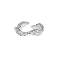 wholesale S925 Sterling Silver 785 Open Adjustable Ring for Women-Platinum [No. 14/Adjustable] Opening adjustable