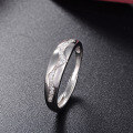 wholesale S925 Silver Fashionable and Unique Ring Korean Dongdaemun Zircon Jewelry Creative and Minimalist Unisex Couple Matching Bands-0-2