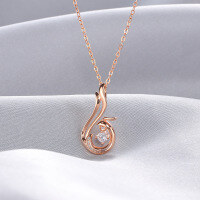 wholesale S925 silver electroplated source factory new Korean style fashionable women's chain necklace wholesale-Fashion necklace 925 silver