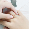 wholesale S925 Sterling Silver Simple and Minimalist Cross Inlaid Zircon Ring for Women, Dunli New Wholesale Design-0-3
