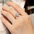 wholesale 925 Sterling Silver Three-Stone Teardrop Diamond Ring for Women, Small Niche High-End Luxury Classic Pear-Shaped Ring for Cross-Border Wholesale-0-3