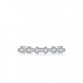 925 Silver Moissanite Ring Women's Seven-Star Row Jewelry-0-1