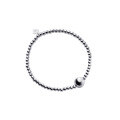 wholesale S925 Silver Round Bead Pearl Bracelet Summer String Bead Elastic Rope Women's Bracelet S4687-0-4