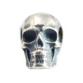 wholesale Metal Material 925 Sterling Silver Retro Skull Punk Hollow-Out Bead Spacer Beads Buddhist Bracelet Stringing DIY Loose Beads Accessories Jewelry-0-4