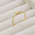 wholesale S925 Sterling Silver Japanese 3D Cute Style Bunny Ring, Spring New Collection from Dunli Jewelry Wholesale-0-3