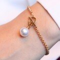 wholesale S925 Sterling Silver All-Over Red Elk Pearl Bracelet, Versatile Fashion Exquisite Niche Design Everyday Luxury Bangle-0-0