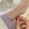 wholesale S925 silver maker's double-layer beaded bracelet with starry sky design, minimalist shimmeringKorean-style elegant hand accessory-0-3