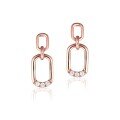 wholesale 14K rose gold, 9K yellow gold, 18K white gold with moissanite diamond earrings-0-0