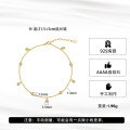 wholesale S925 Sterling Silver Versatile Starry Sky Ankle Chain for Women, Beach Foot Jewelry Wholesale-0-1