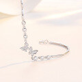 wholesale S925 Sterling Silver Original Starry Dream Butterfly Bracelet for Women, Korean Version Ins Style, Versatile and Dreamy Butterfly Luxury Accessory-0-5