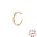 wholesale S925 Sterling Silver Diamond Nose Ring, Ear Bone, and Cartilage Ear Cuffs for Trendy Individuals-0-7