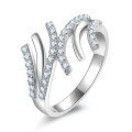 Metal Material Fashion 2025 New Small-Design Versatile Commuter Diamond Ring-0-3