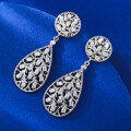 wholesale S925 Sterling Silver New Leaf Earrings, Small and Chic, Versatile for Daily Wear, Tassel Style-0-1