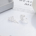 wholesale Metal S925, Korean-style bow cute ins personality internet celebrity creative trendy earrings ear clips-0-1